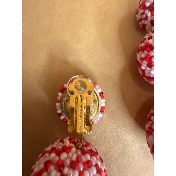 BNWT +Receipt: Rebecca de Ravenel Classic 3 drop Sara Limited Edition Clip On - Picture 4 of 8